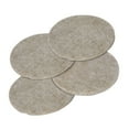 thumbnail image 1 of ROK Hardware Heavy Duty Self-Adhesive Felt Pads, 3" Round, Beige, 4 Pack, 1 of 1
