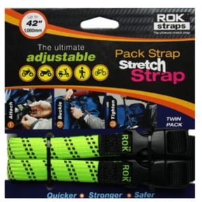 Rok Straps Adjustable Pack Strap Stretch Strap Twin Pack - 42" length