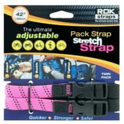 Rok Straps Adjustable Pack Strap Stretch Strap Twin Pack 42 length