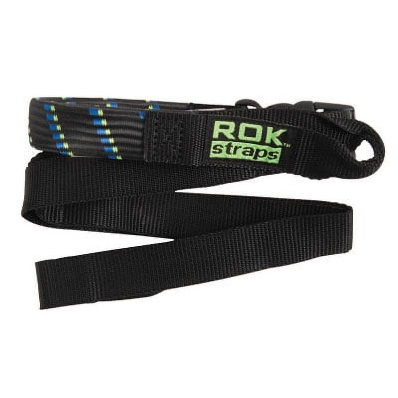 ROK Straps ROK10001 Moto Plaid Black/Blue/Green 18"60" Motorcycle/ATV