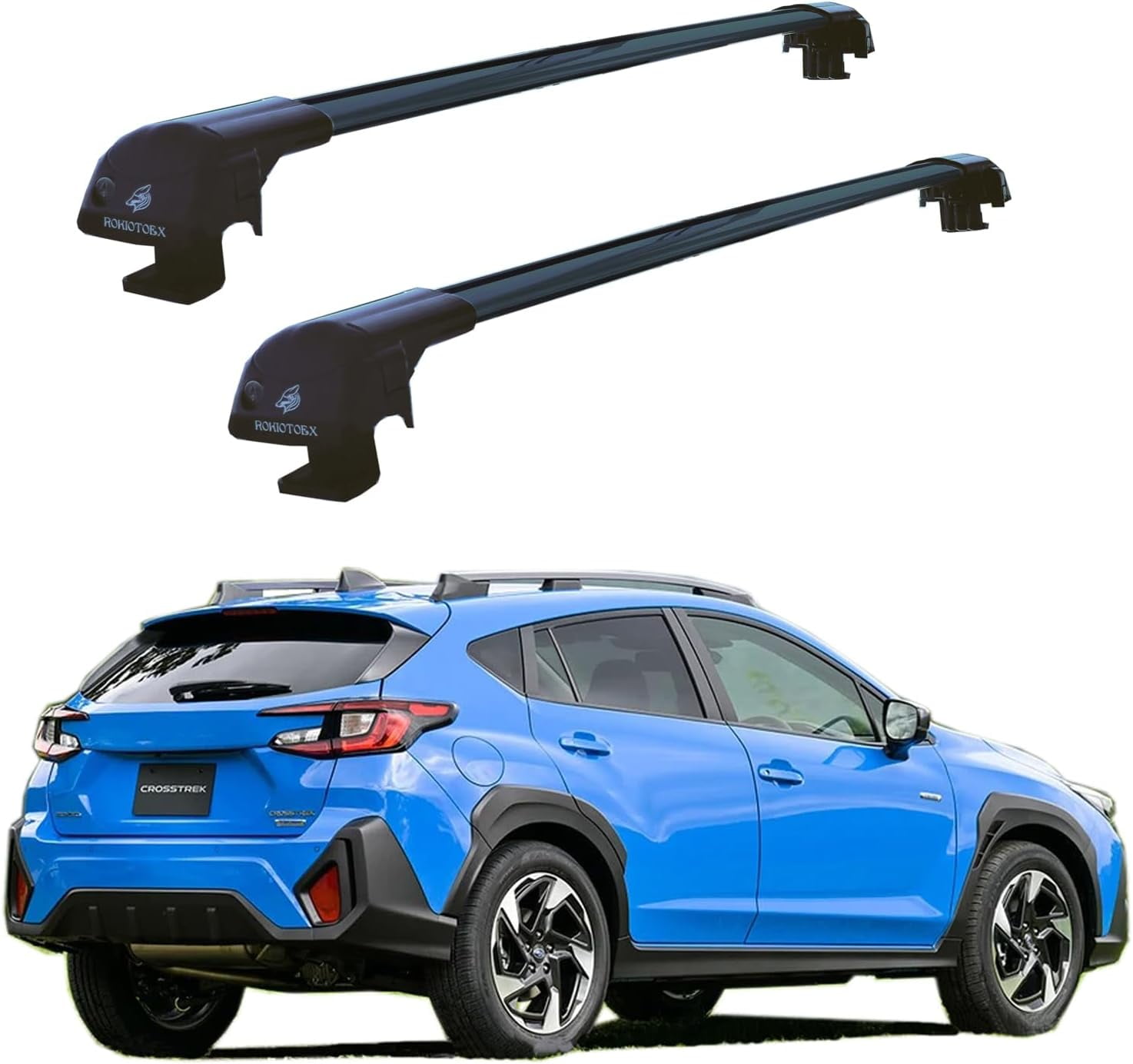 ROKIOTOEX Cobra Roof Rack Crossbars Fits 20242025 Subaru Crosstrek
