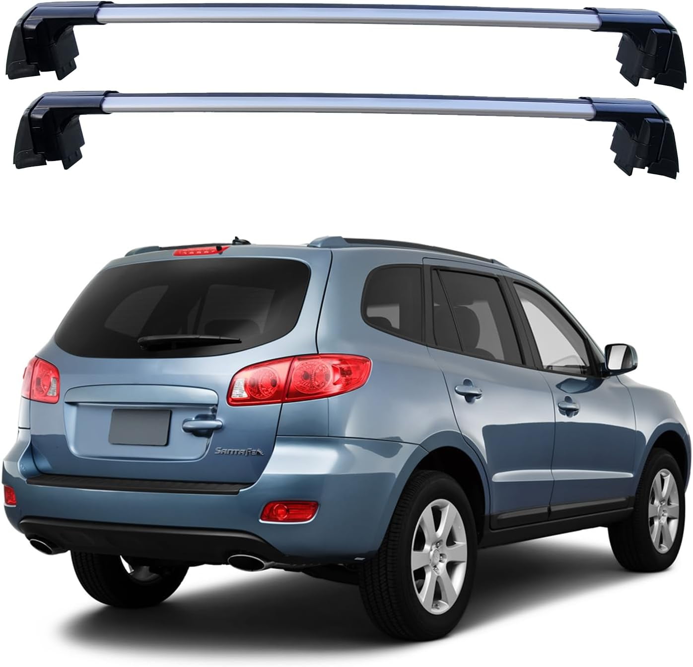 ROKIOTOEX Coyote Roof Rack Crossbars Fit for 2007-2012 Hyundai Santa Fe ...