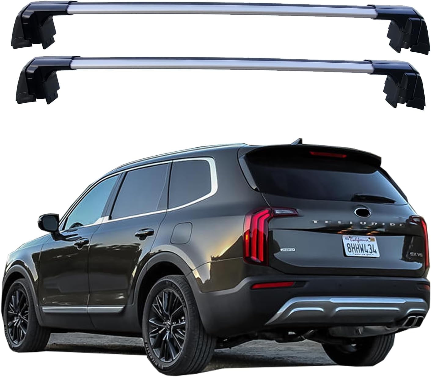Luggage Rack 2021 Kia Telluride Cross Bars Kayak Storage Rack