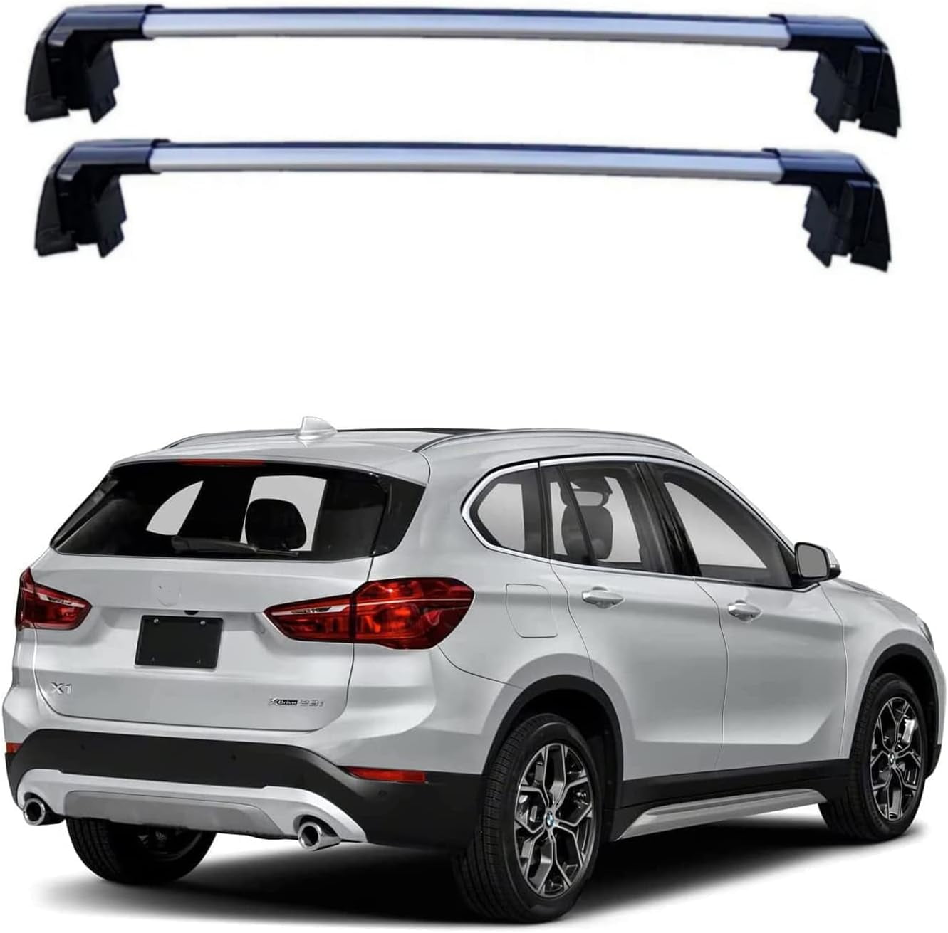 ROKIOTOEX Coyote Roof Rack Crossbars Fit for 2015-2022 BMW X1 Flush ...