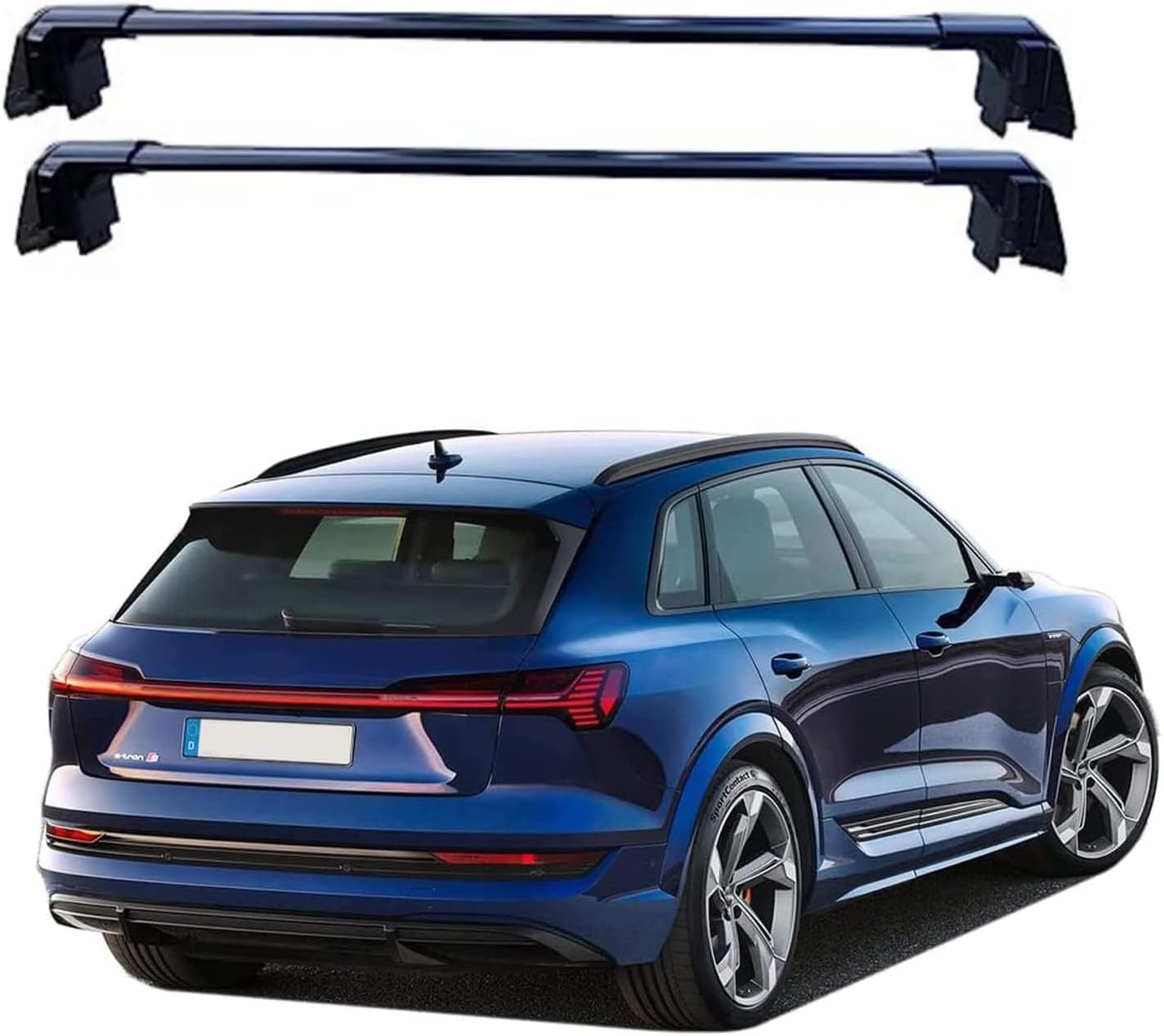 ROKIOTOEX Coyote Roof Rack Crossbars Fit for 2019-2023 e-tron, 2024 Q8 ...