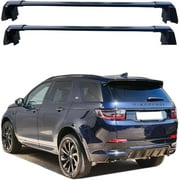 ROKIOTOEX Coyote Roof Rack Crossbars Fits 2015-2024 Land-Rover Discovery Sport (Not Discovery) Factory Flush Side Rails only, Lockable Cross Bars for Cargo Box, Bike Carrier Black LD17