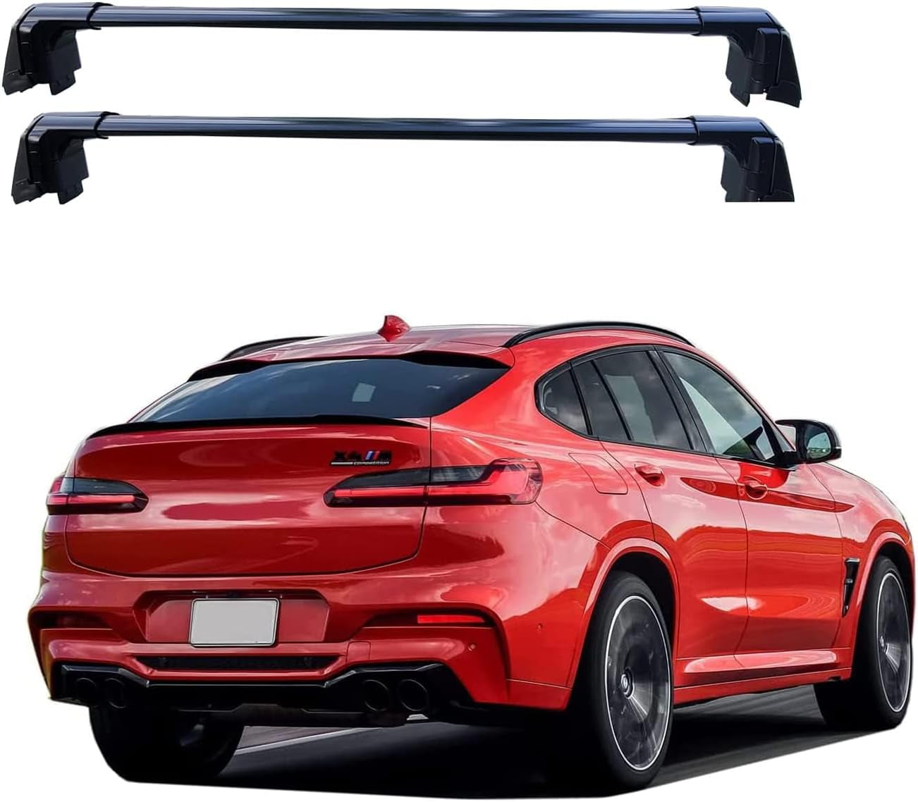 ROKIOTOEX Coyote Roof Rack Crossbars Fits 2018-2025 BM-W X4 M, X4 Flush ...