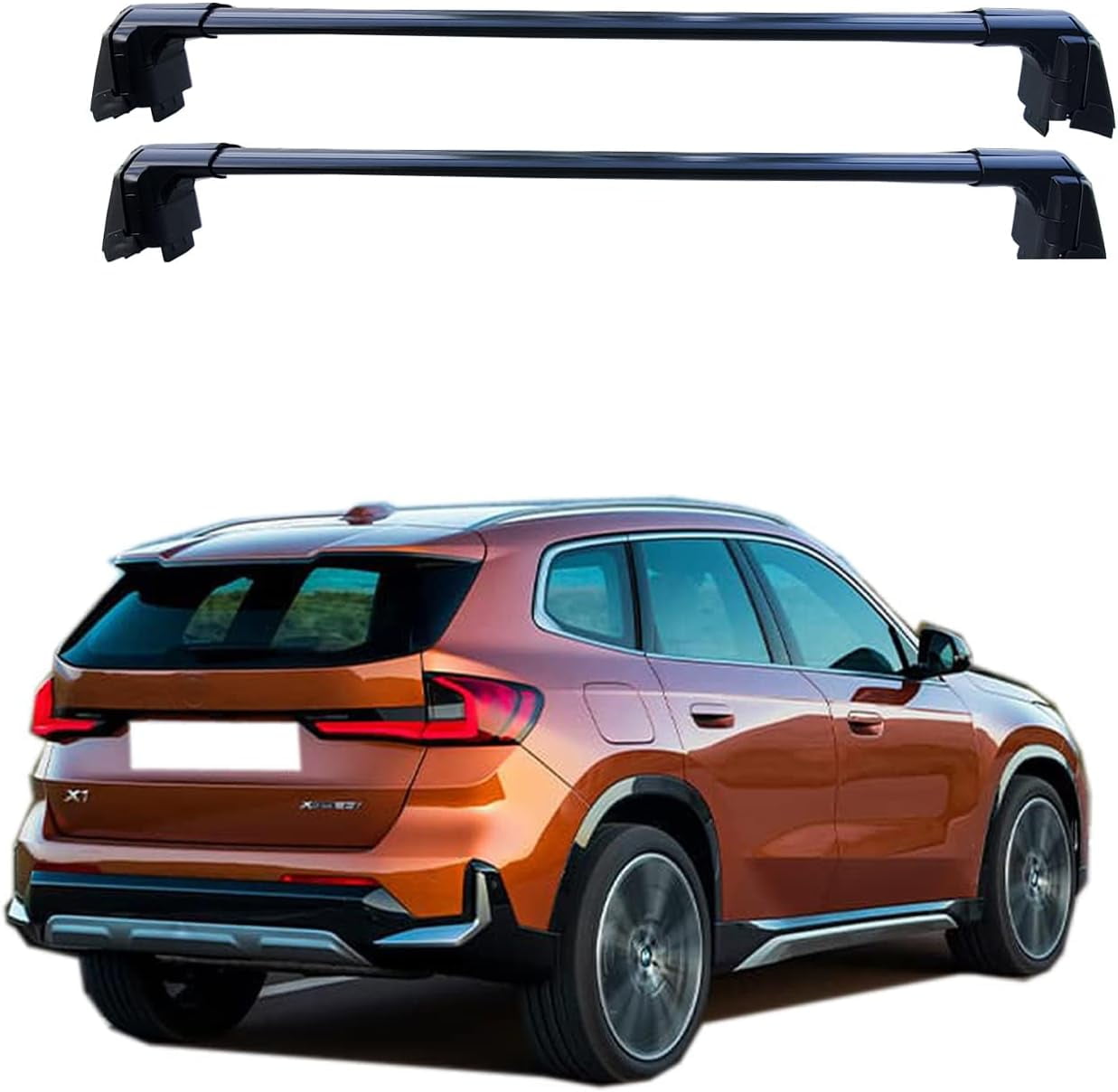 ROKIOTOEX Coyote Roof Rack Crossbars Fits 2023 2025 BMW X1 Sports Flush ...