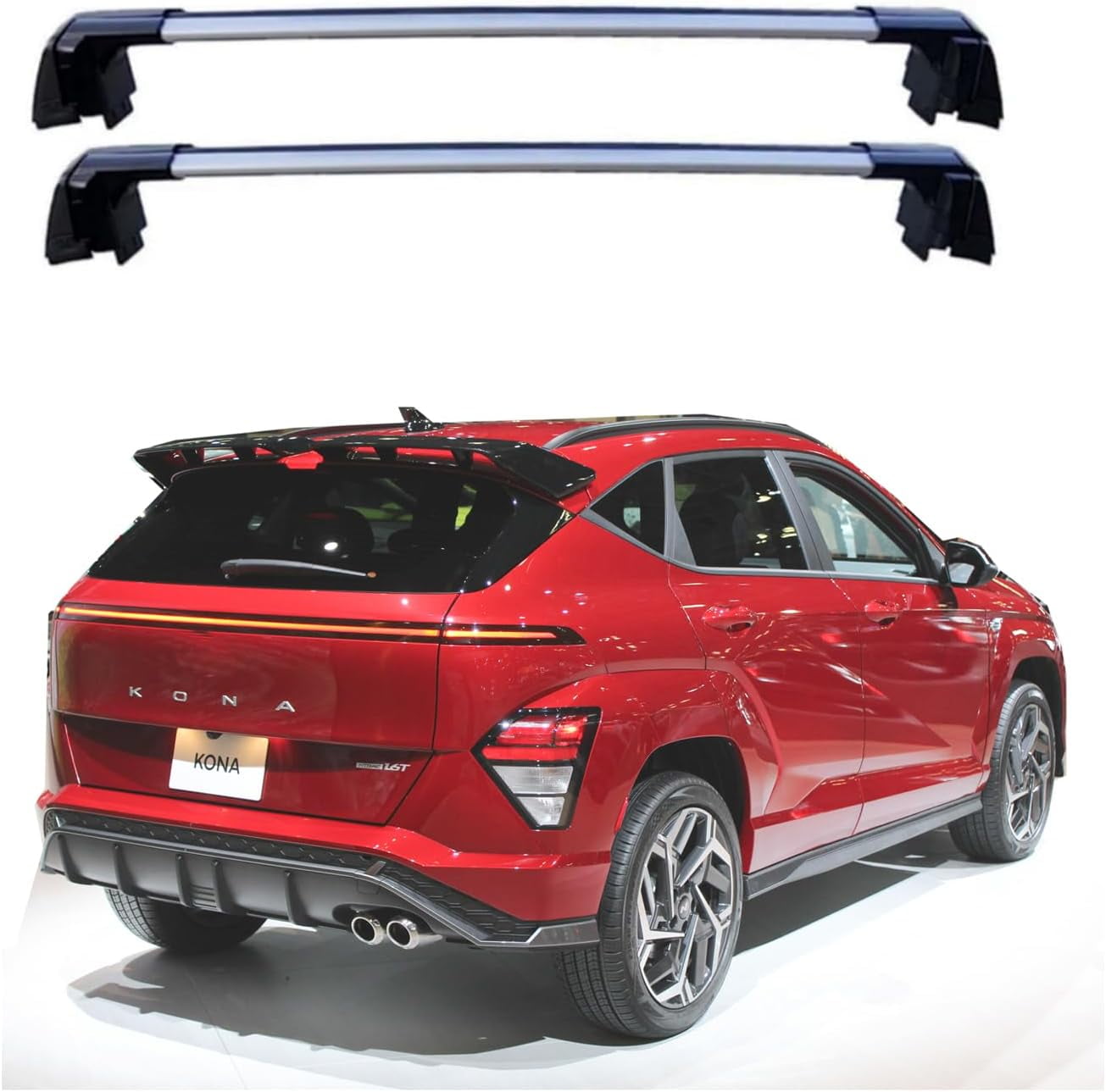 ROKIOTOEX Coyote Roof Rack Crossbars Fits 2024-2025 Hyunda-i Kona Flush ...