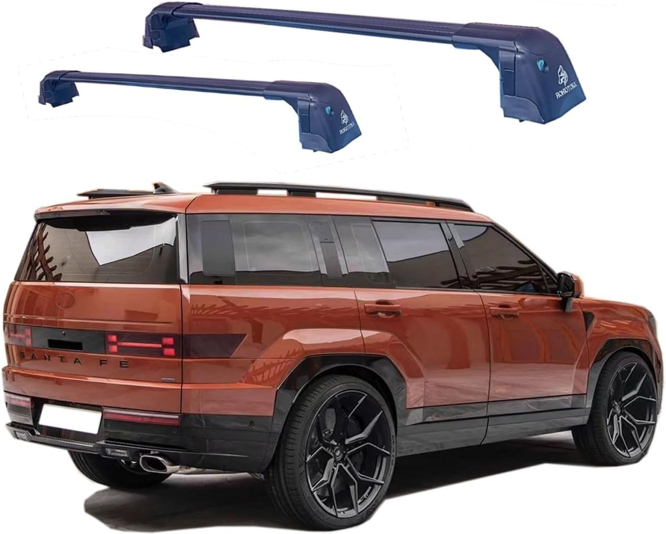ROKIOTOEX Coyote Roof Rack Crossbars Fits 20242025 Santa Fe Raised