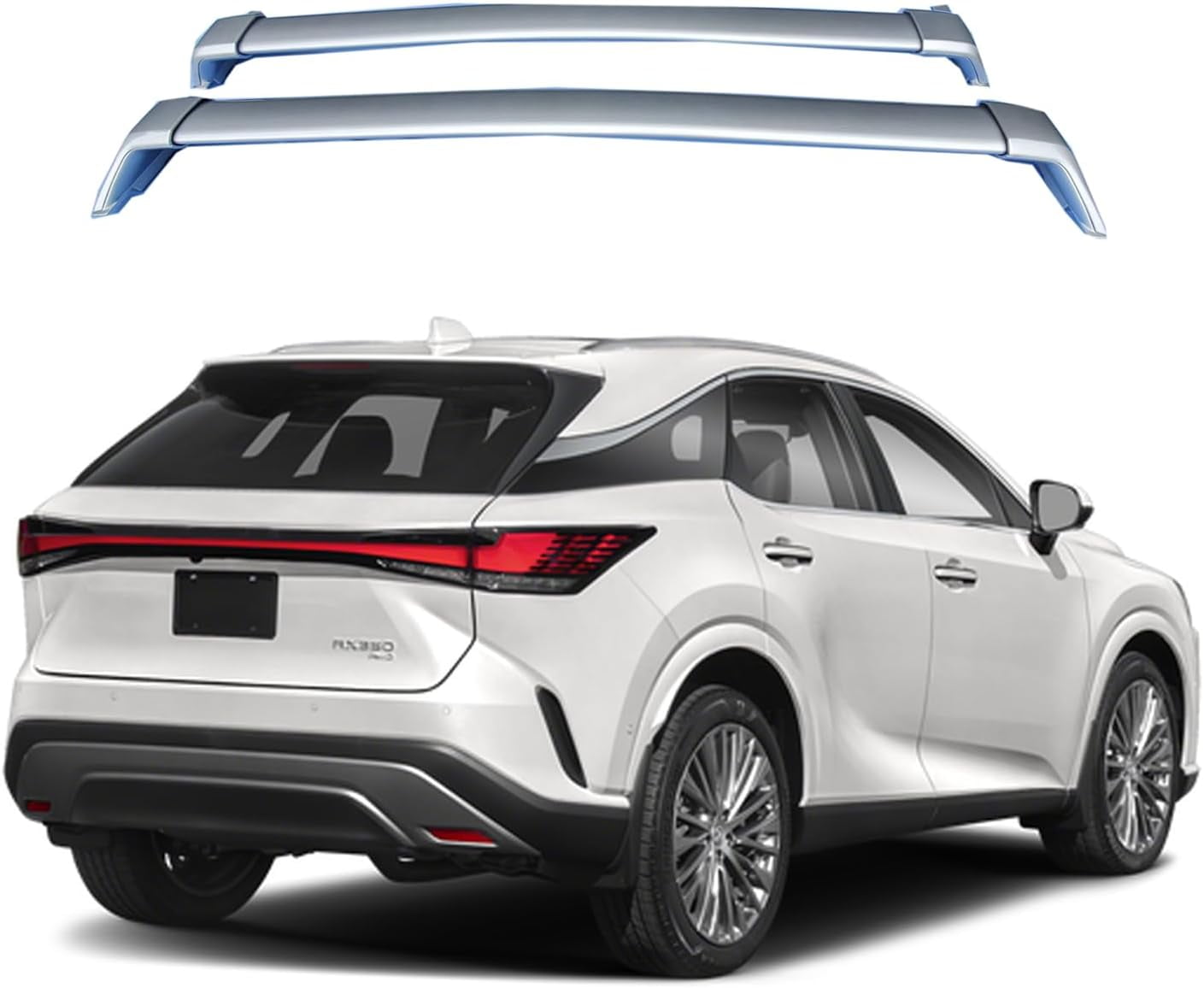 ROKIOTOEX Roof Rack Crossbars Fit for 2023 2024 2025 Lexu s RX Moonroof NOT Compatible with Panoramic Roof Flush Side Rails Cross Bars for Rooftop Cargo Box Ski Board Bike Carrier Silver Walmart