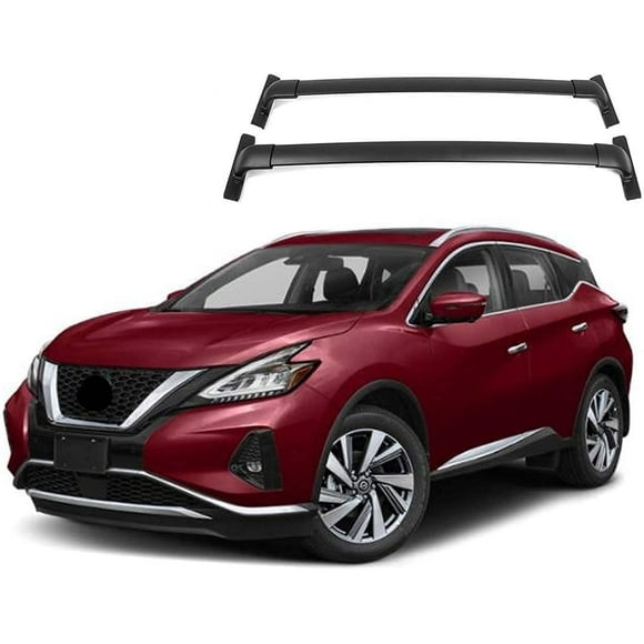 ROKIOTOEX Roof Rack Crossbars Fit for 2015-2024 Murano Black Crossbars