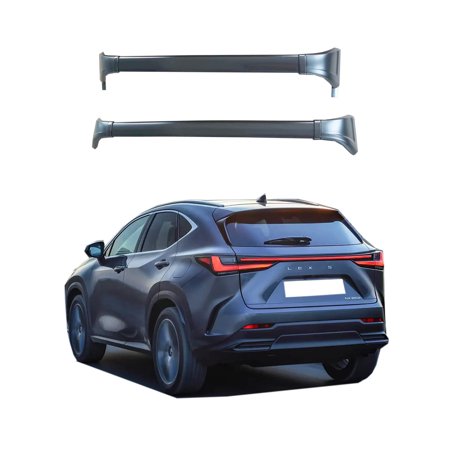 ROKIOTOEX Roof Rack Crossbars for 2022 - 2025 Lexu-s NX , OE-Style Matte Black Bars.