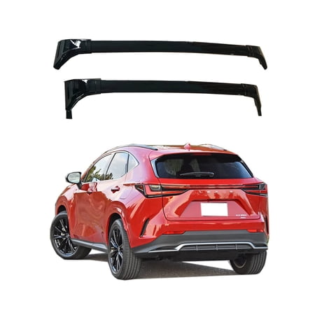 ROKIOTOEX Roof Rack Crossbars for 2022 - 2025 Lexu-s NX , OE-Style Gloss Black Bars.
