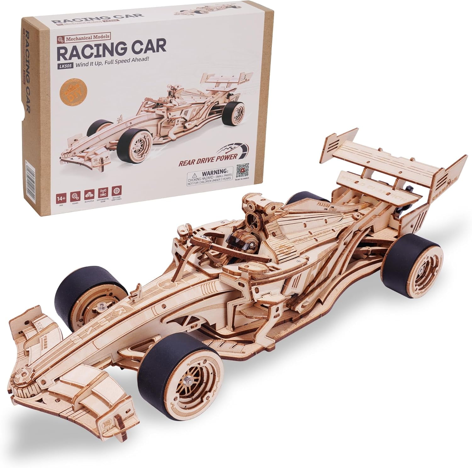 ROKR 3D Puzzles for Adults, F1 Racing Car 1:18 Scale Exquisite