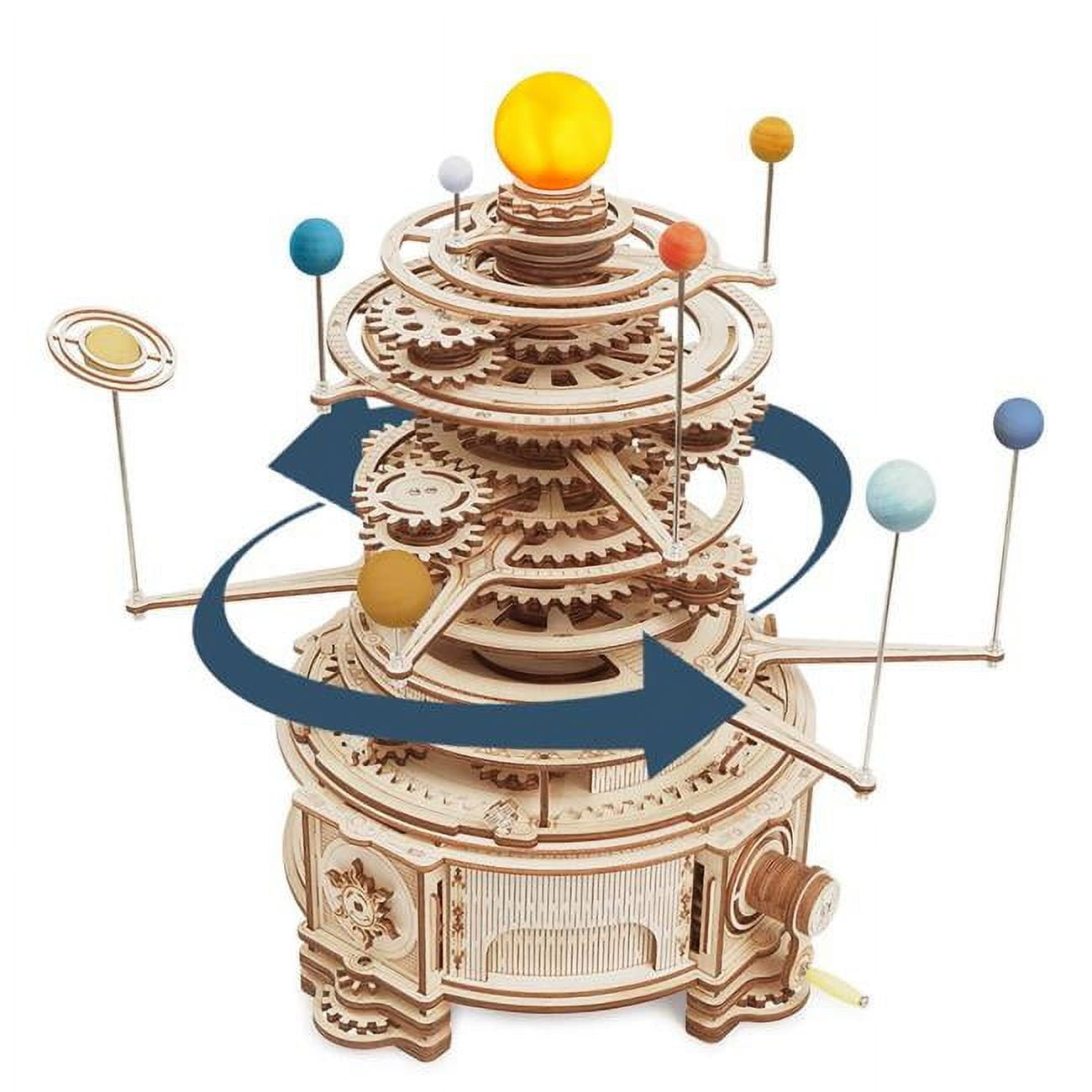 ROKR 3D Wooden Puzzles for Adults Huge Orrery Model Mechanical