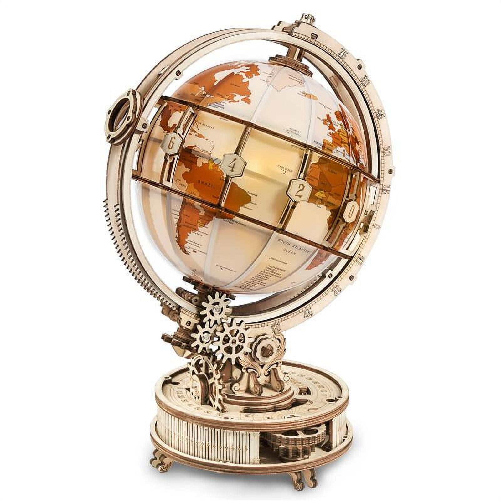 ROKR Maquette Bois Puzzle Bois 3D Globe Lumineux Adulte Construction  Adulte, 180 Pièces, Luminous Globe : : Jeux et Jouets