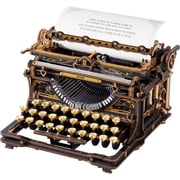 ROKR Mechanical Typewriter 3D Wooden Puzzle for Adults- Vintage Model Kit, No Glue, 324 PCS, Classic Version