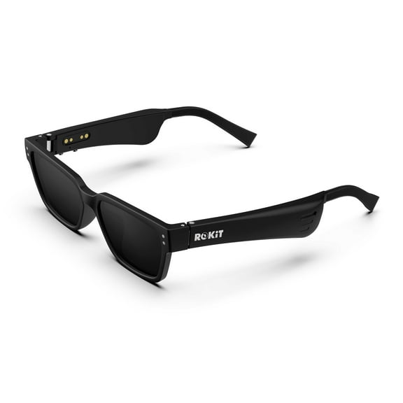 ROKiT-Eye Q II- Smart Glasses (incl Blue light lenses) || lightweight frame with integrated audio and voice control || Computer Eye Protection Glasses, smart glasses Open Ear Surround System