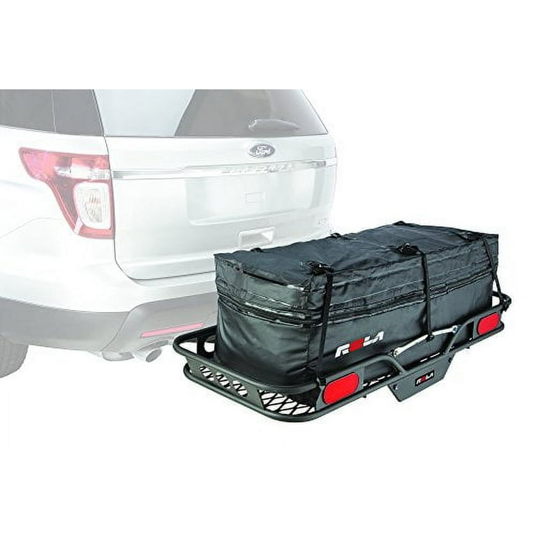 ROLA 59102 Wallaroo Cargo Bag Rainproof Expandable Hitch Tray Carrier Black Walmart