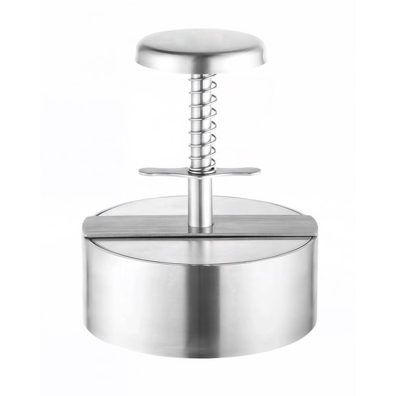 ROLITOTE 4.5" Stainless Steel Burger Press, Smash Burger Patty Maker, Non-Stick Hamburger Press for Grill, Dishwasher Safe