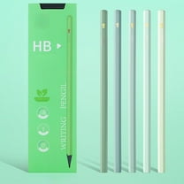 ROLKFUK 10 Pack Ebony Pencils, Stu-dent Hexagonal Pencils, Non-Toxic Lead-Free, Breakproof, Capped, Black Wood Gradient, Ergonomic for ki-ds Sch-ool Writing