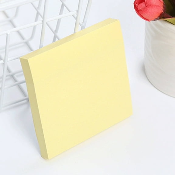 ROLKFUK 3x3 Colorful Sticky Notes, 100 Sheets Cute Adhesive Notes, Strong Adhesion Removable for Office Sch-ool Home, Small Creative Sticky Notes with Assorted Colors