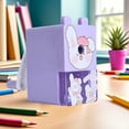 thumbnail image 1 of ROLKFUK Anime Hand Crank Pencil Sharpener for ki-ds, Cute Single Hole Manual Sharpener with Shavings Tray, Stu-dent Sch-ool Classroom Pencil Sharpener, Purple, 1 of 6