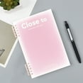 thumbnail image 1 of ROLKFUK B5 Coil Bound Notebook, Horizontal Grid Notebook with 8mm Grid, Plastic Cover, 120 Pages, Portable for Stu-dents & Professionals, Grid Journal with Date Section, 1 of 6