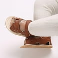 thumbnail image 1 of ROLKFUK Baby Girls Boys Sandals, Non Slip Soft Sole Open Toe Lightwight Summes Shoes Brown Size 13, 1 of 7