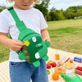 thumbnail image 1 of ROLKFUK Cute Dinosaur Crossbody Sling Bag for Ki-ds Tod-dler Bo-ys Gi-rls Lightweight Nylon Adjustable Chest Purse Shoulder Strap Travel Daycare Essentials Green, 1 of 6