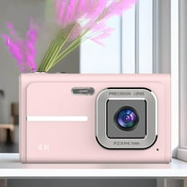 ROLKFUK Digital Camera-HD 1080p/720p Camcorder,Night Vision Video Recorder,Portable Pocket Mini Kids Camera 6-12,Instant Point-and-Shoot,Memory Card & Charger,for Gifts on Save