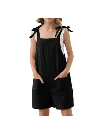 Black Overalls Girls
