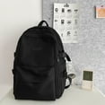 thumbnail image 1 of ROLKFUK Japanese Style Sch-ool Backpack for Teens, Large Capacity Nylon Waterproof Stu-dent Backpack with Air Cushion Straps, Fits 15" Laptop, Trendy for High/Middle Sch-ool gir-l-s & bo-y-s, 1 of 6