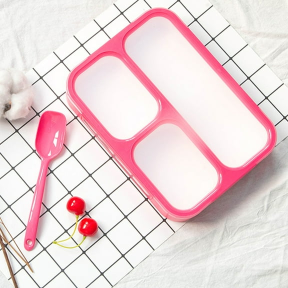 ROLKFUK Leakproof Bento Box 1000ml (33oz) - Microwave Safe, Multi Compartment Lunch Box for ki-ds & Adults, Food Grade Plastic Lunch Container, Reusable