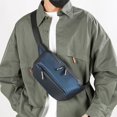 thumbnail image 1 of ROLKFUK Mens Sling Bag Crossbody Chest Bag Waterproof Nylon Lightweight Travel Daily Commute Outdoor Blue, 1 of 6