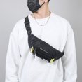 thumbnail image 1 of ROLKFUK Mens Sling Bag Crossbody Chest Pack Lightweight Waterproof Nylon Travel Backpack Shoulder Bag for Hiking Daily Use, 1 of 6