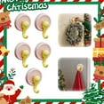 thumbnail image 1 of ROLKFUK Organizing Racks 5-Pack Christmas Adhesive Hooks, No Drill Traceless Waterproof for Bathroom Kitchen & Decor, 1 of 6