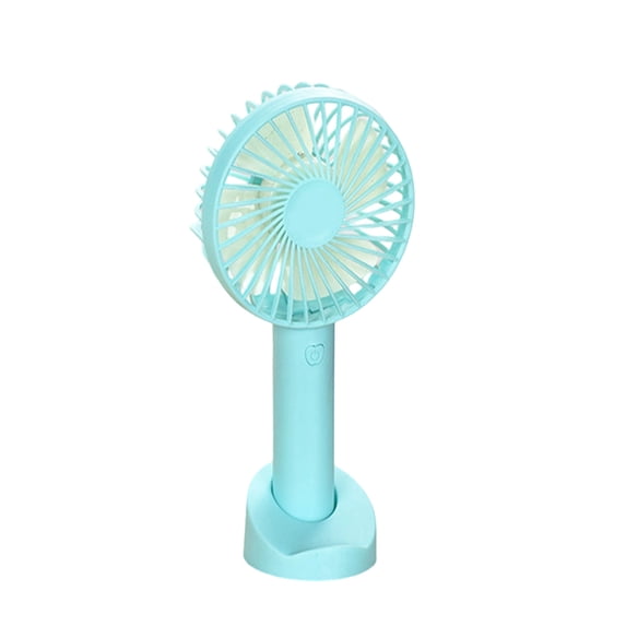ROLKFUK USB Desk Fan, Small Portable Desktop Fan with Strong Airflow, Quiet 3 Speed Personal Cooling for Office Bedroom Travel, Blue