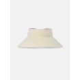 thumbnail image 1 of Time and Tru Women's Lightweight Packable Straw Visor Hat, Light Natural, 1 of 3