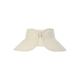 thumbnail image 1 of Time and Tru Women's Lightweight Packable Straw Visor Hat, Light Natural, 1 of 3