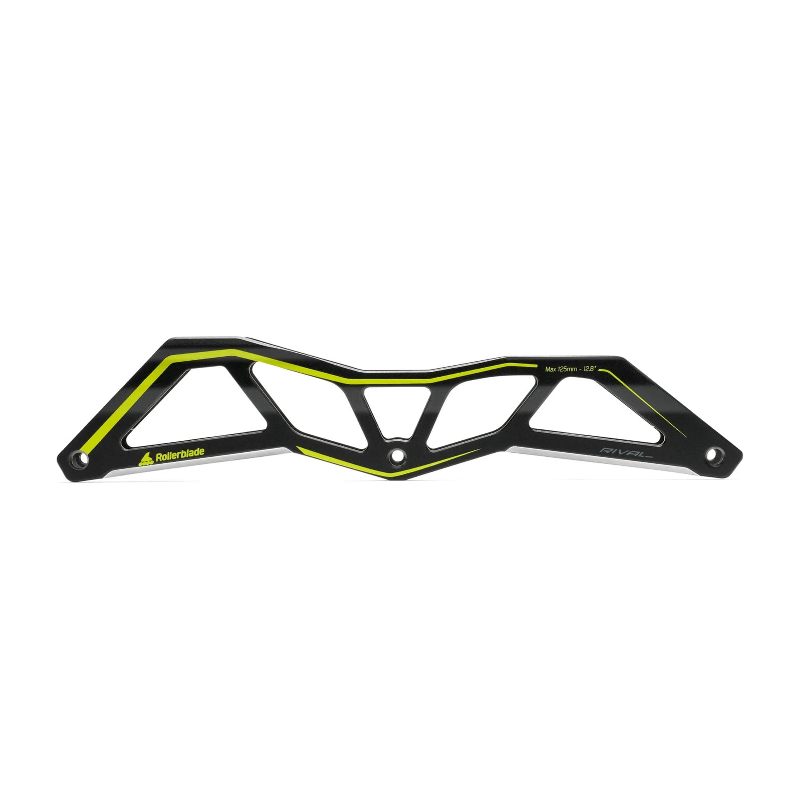 ROLLERBLADE 1-Pair Rival 12.8in 3x125mm Black EA Frame (067V0700100)