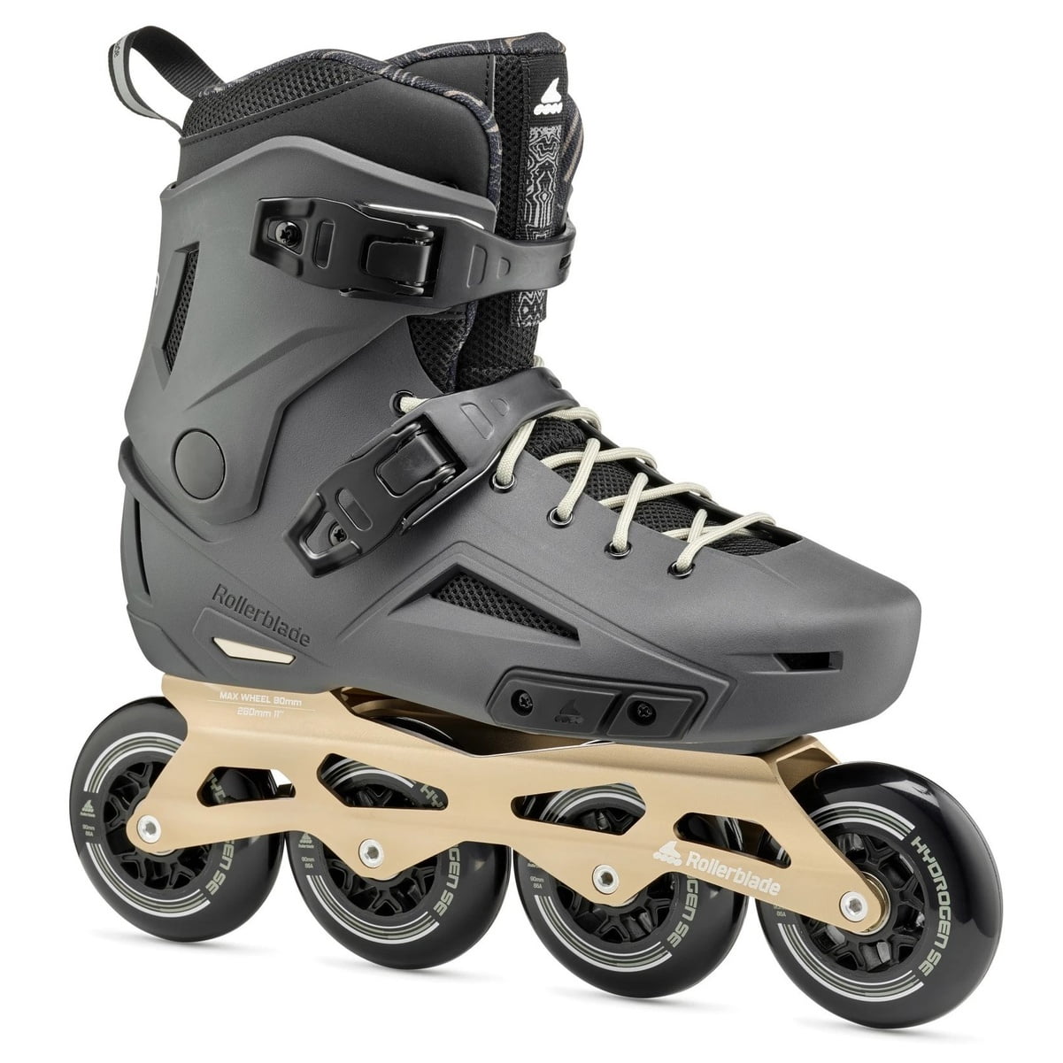 ROLLERBLADE Adult Unisex Lightning 90 Anthracite/Taupe Performance Skates, Size: 13