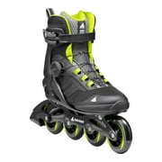 ROLLERBLADE Macroblade 84 Boa, Color Black/Lime, Size 11/11.5 073706001A1-11/11.5