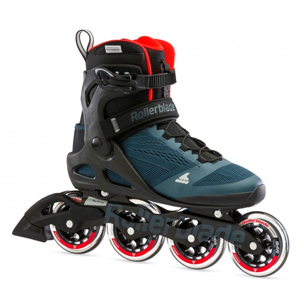 ROLLERBLADE Macroblade 90, Color: Orion Blue/Spicy Orange, Size: 10.5 (07100400K47-10.5)
