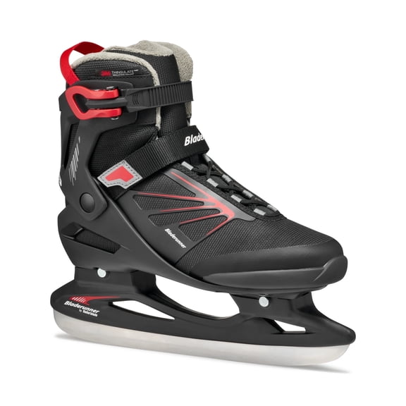 ROLLERBLADE Men's Bladerunner Igniter XT Black/Red Ice Skates, Size: 10