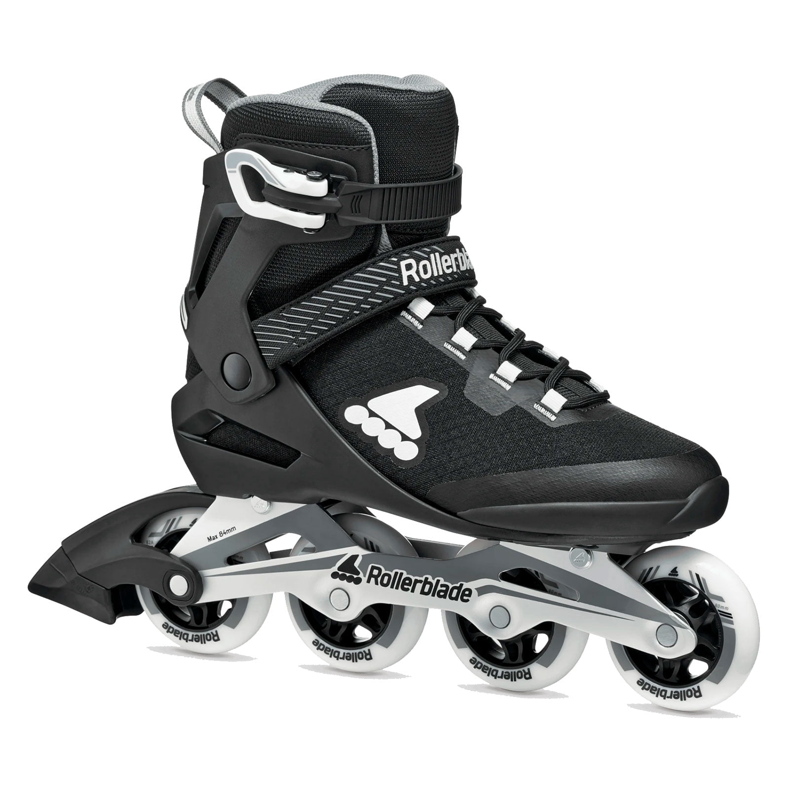 ROLLERBLADE Men's Macroblade 80 Black/Gray Skates, Size: 11/11.5