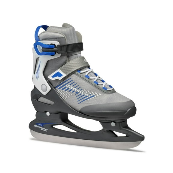 ROLLERBLADE Women's Bladerunner Igniter Silver/Blue Ice Skates, Size: 6