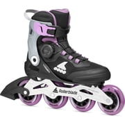 ROLLERBLADE Womens Macroblade 84 BOA Black/Lavender/Blue Star Inline Skates, Size 10/10.5