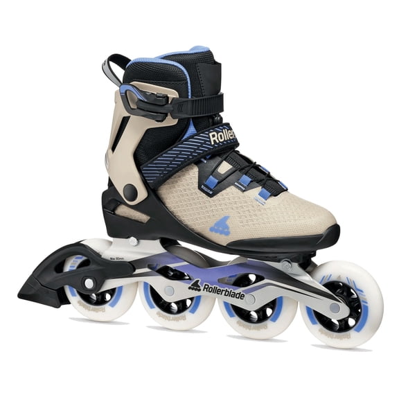 ROLLERBLADE Women's Macroblade 90 W Black/Sand/Cornflower Skates, Size: 10/10.5
